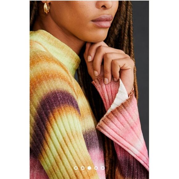 Anthropologie Sample Sale‎ Pilcro Velvet Turtleneck Sweater - Picture 12 of 12